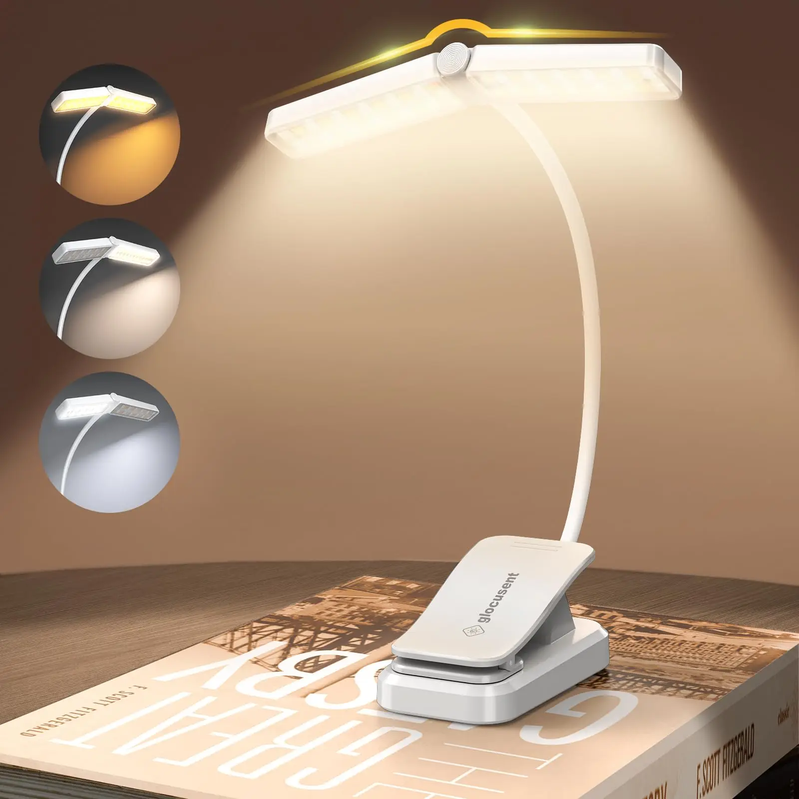 

Glocusent Wingy Book лампа для чтения