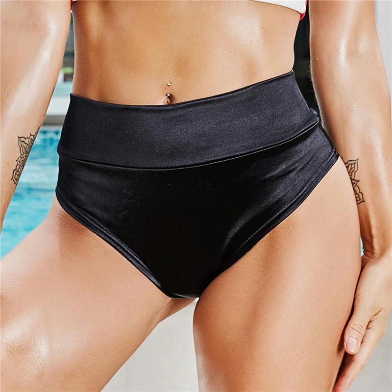 

AIIOU 2022 Summer Fashion Smooth Shorts Women Push Up Hip Elastic Sports Shorts Beach Clothing Soft Elastic Hot Pants