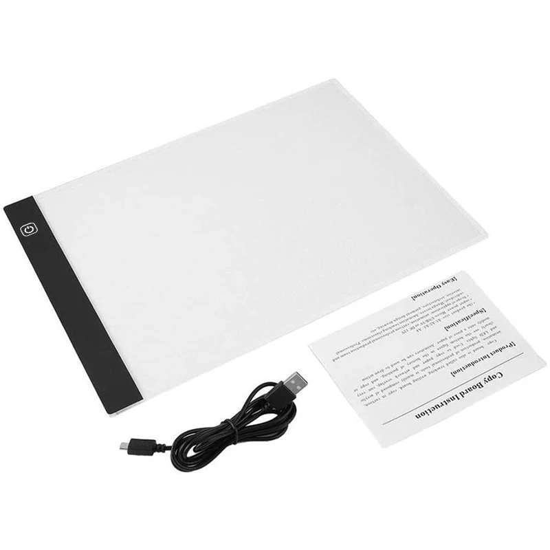 A4 Digital Graphics Pad LED Drawing Tablet Light Pad Copy Board Electronic Art Graphic Painting Writing Table images - 6