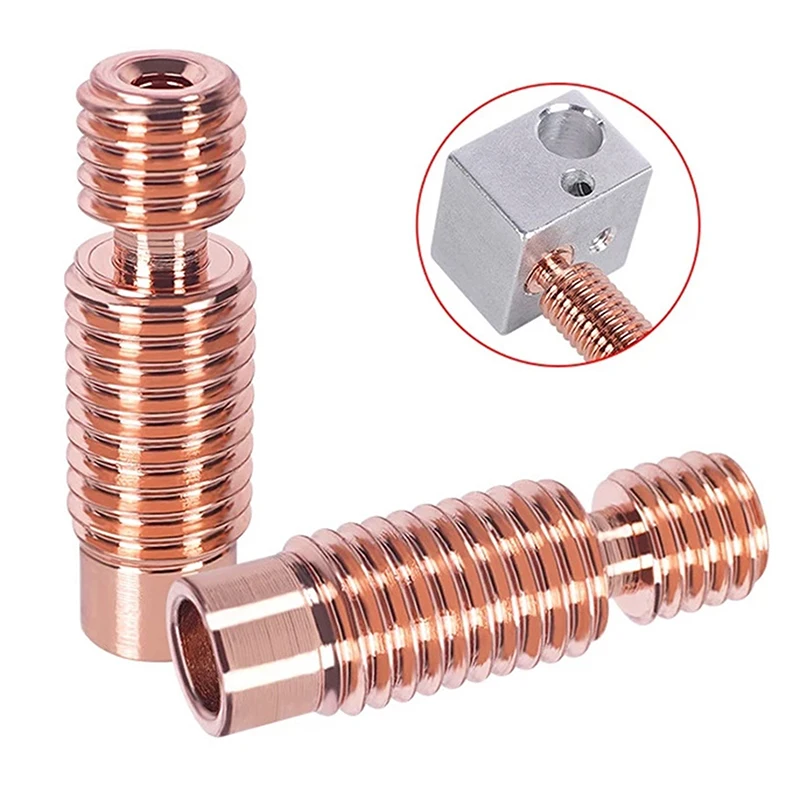 

1PC Bi-Metal Heatbreak Filament Smooth Bimetal Heat Break for E3D V6 Prusa I3 #5