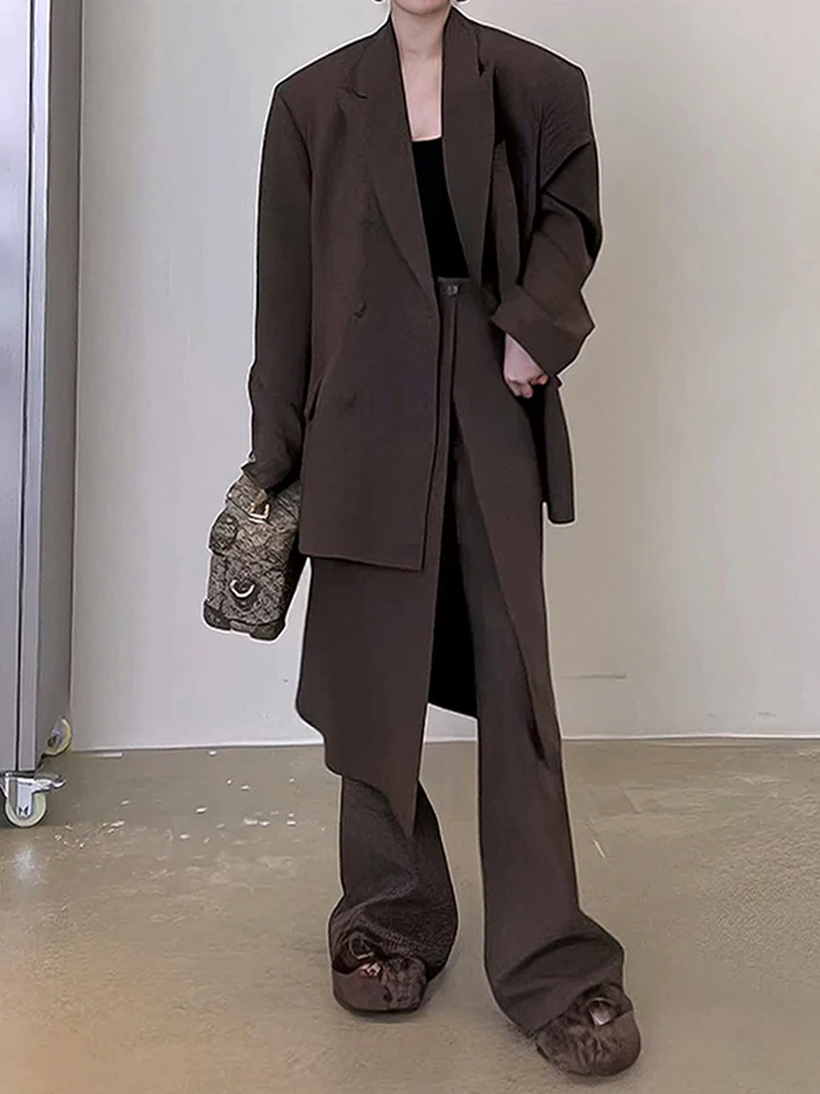 YERMORA женский комплект из двух предметов повседневный блейзер с лацканами и