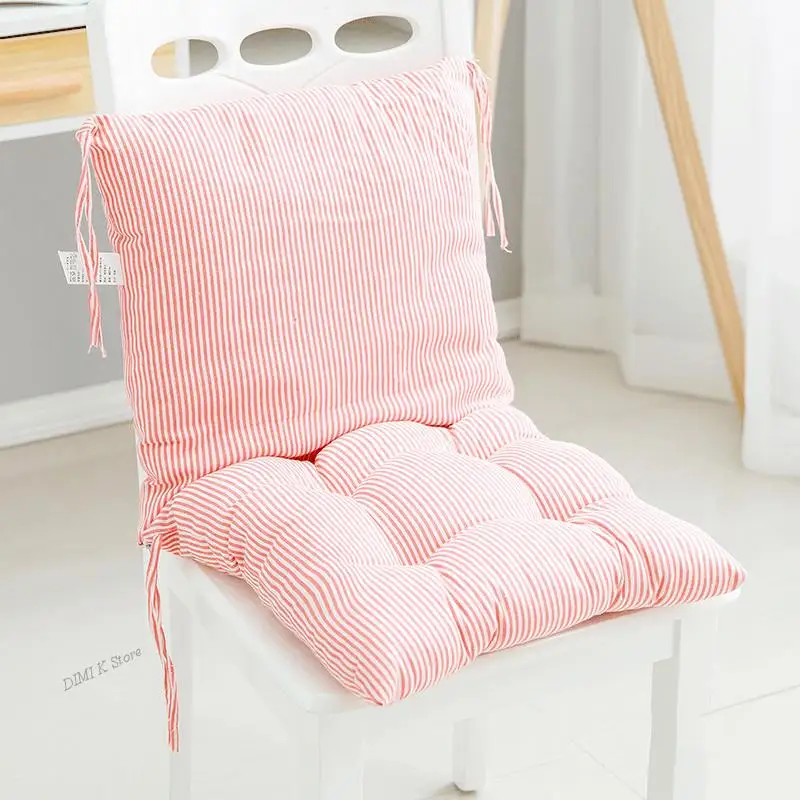 DIMI 1 Set 76cm Chair Back Cushion Soft Thicken Zipper Detachable Non-slip Splittable Siamese Cushion Office Teacher All-in-one