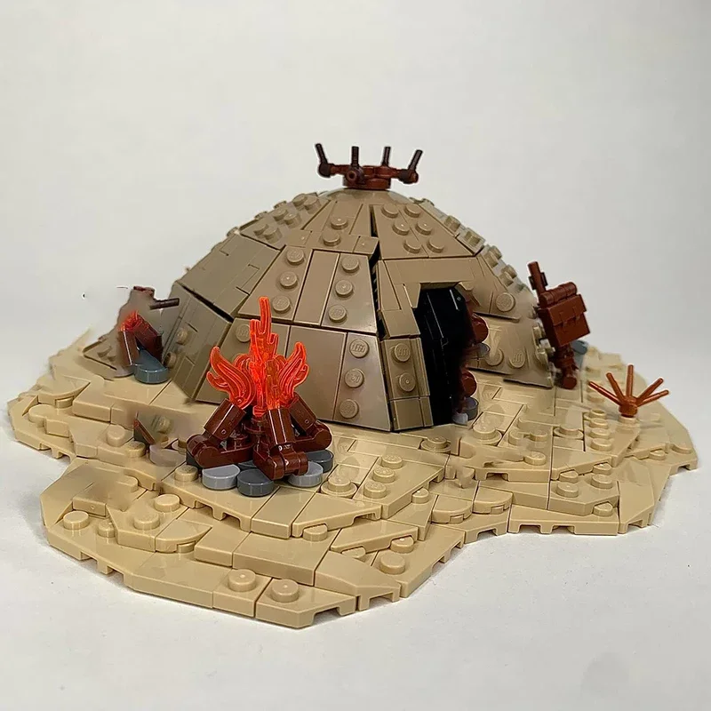 Популярная модель Звёздного фильма Moc конструктор сборщик деревенский лагерь