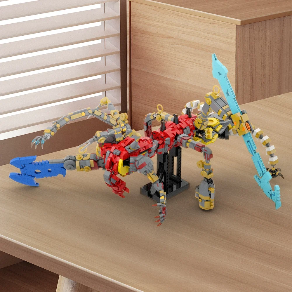 MOC Классическая игра Механический Зверь-демон набор строительных блоков Zeldaed