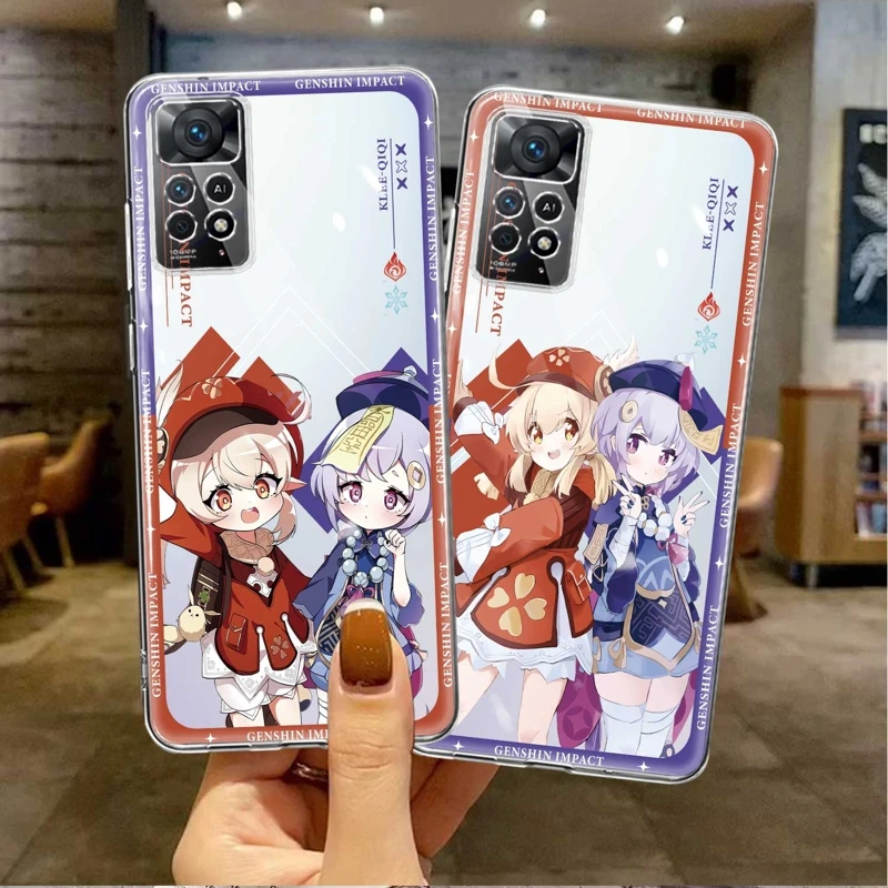 

For Xiaomi Redmi 9 9C 10C 9A 12C K40 Pro 9T Redmi9 Case Matte Genshin Impact Klee Game