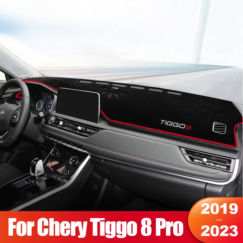 

Для Chery Tiggo 8 Pro 2019 2020 2021 2022 2023 Tiggo8 Pro Коврик для приборной панели автомобиля, солнцезащитный козырек, нескользящий коврик, аксессуары