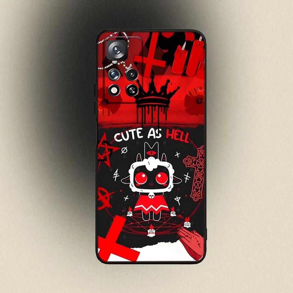 Чехол для телефона Game C-Cult Of The Lamb Samsung Galaxy A20 A21s A22 A31 A32 A52 A53 A72 73 A80 A91 мягкий черный