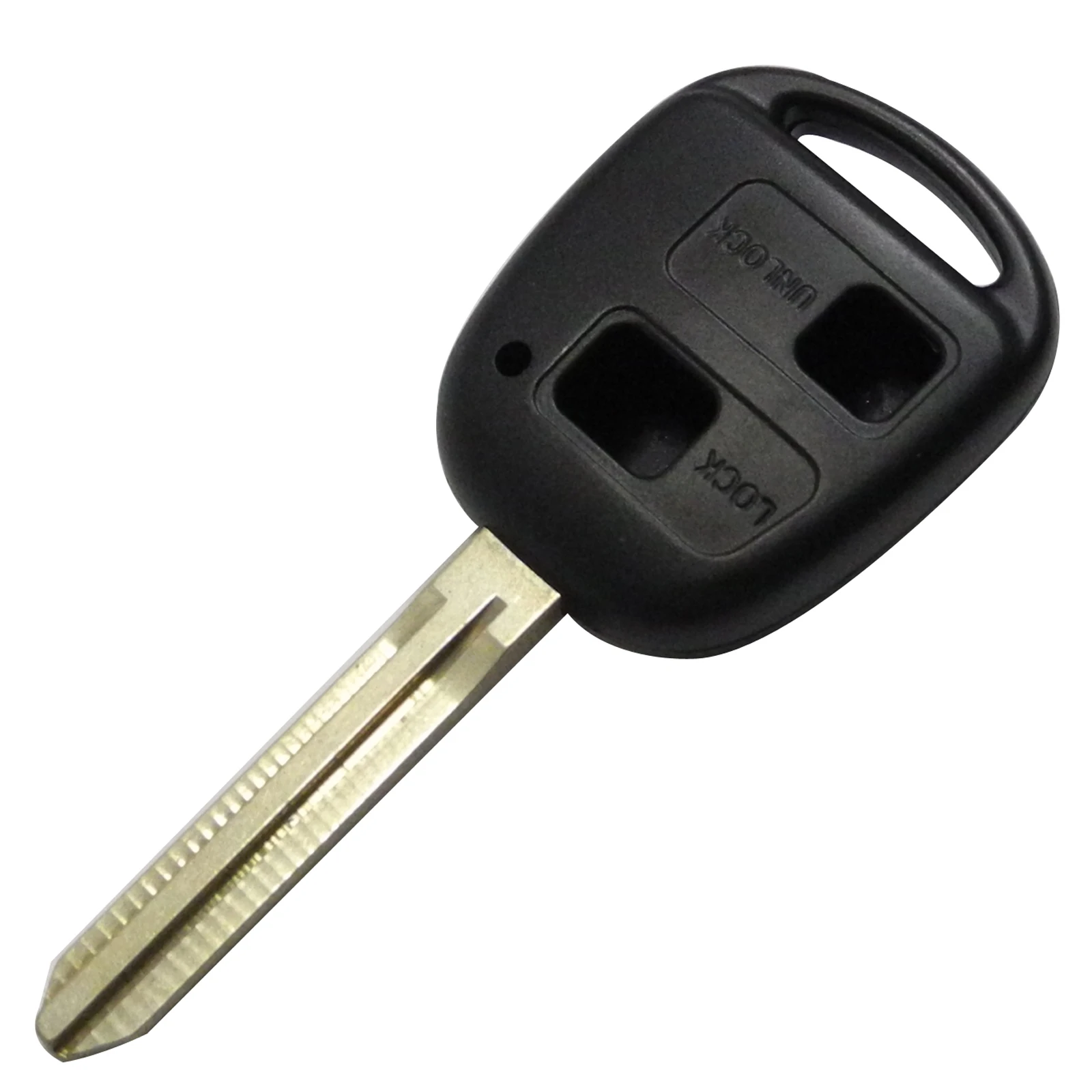 

Jingyuqin 2/3 кнопки дистанционного ключа автомобиля чехол FOB для Toyota Camry Land Cruiser 120 Prado с заменой лезвия TOY43