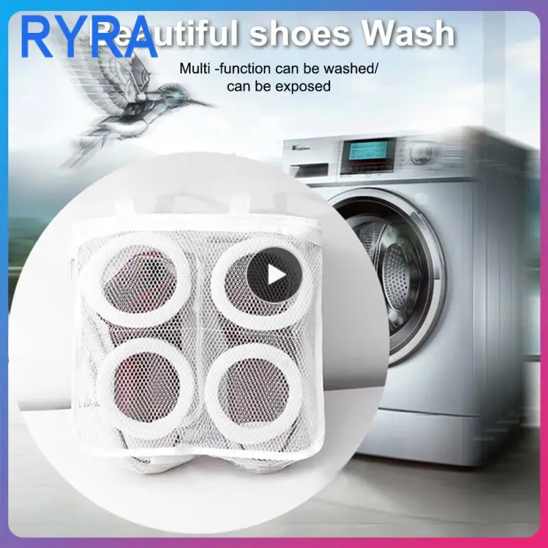 

Protective Shoes Airing Dry Tool Anti-deformation Portable Mesh Washing Machine Shoes Bag Clothes Organizer Net Bag Travel
