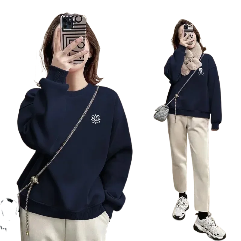 

Одежда для гольфа Новинка 2023 осенняя одежда для гольфа модный топ теннисная рубашка женская одежда для гольфа толстовки высокого качества Женская футболка для гольфа