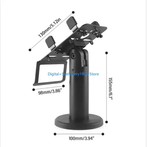 E06C Универсальный кронштейн для кассиров, регулируемая металлическая подставка для POS-терминалов Pos-машина, держатель для для