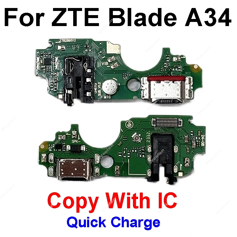 Фото Док-станция для зарядного устройства USB для ZTE Blade A31 33S 34 35 51 52 53 54 55 71 72 73 4G 5G Гибкий кабель USB-порта для зарядки Гибкий ленточный разъем №2