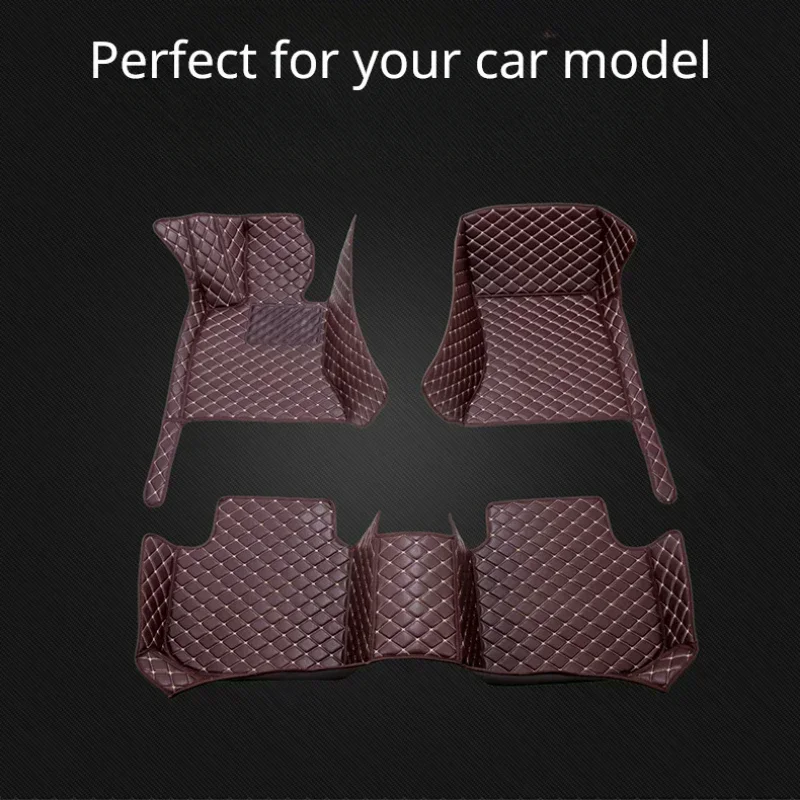 

Custom Car Floor Mats for Nissan X-Trail 2008-2013 Year Artificial Leather Phone Pocket Carpet Interior Car Accessories