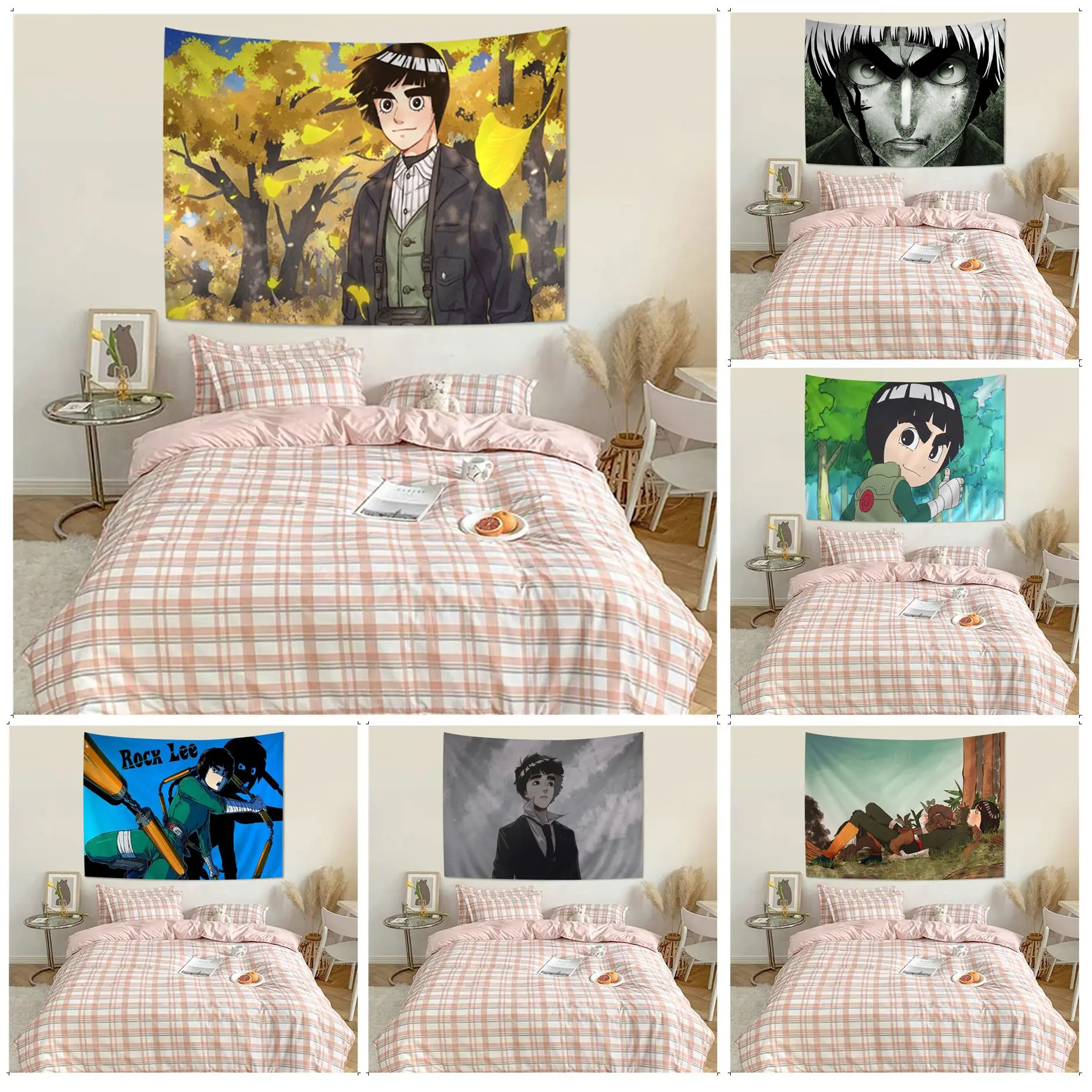 

BANDAI Rock Lee Cartoon Tapestry Wall Hanging Decoration Household Wall Art Decor