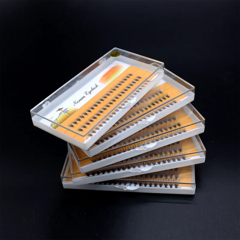 

Индивидуальные синтетические объемные Индивидуальные ресницы, удобные пластиковые черные ресницы, искусственные ресницы, контактные линзы для макияжа