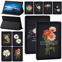 tablet case for lenovo tab m10 x605f x505ftab m10 plus x606f xtab e10 tb x104f daisy print stand heavy duty protective case