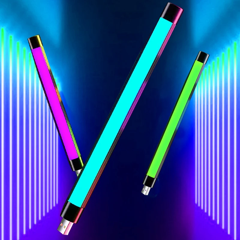 

Net Red Photo Atmosphere Light Led Fill Light RGB Colorful Purple Light Selfie Live Beauty Fill USB Atmosphere Night Lights