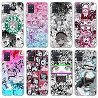 japanese sexy anime girls case funda for samsung galaxy a51 a71 a42 5g a50 a70 a30 a40 a10s a20e a91a6 a7 a8 a9 back cover coque