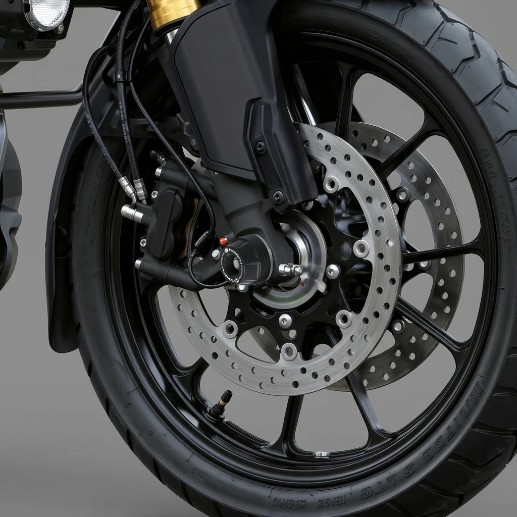 Фото Для мотоциклов SUZUKI V-Strom 1000 1050 X/XT GTA: Комплект защитных чехлов для шпинделей (2014-2023 г.в.) №3