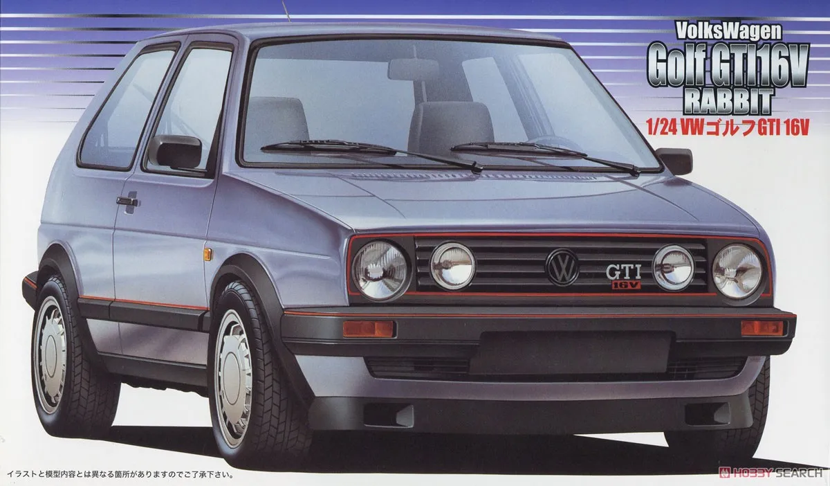

Fujimi Static Assembled Car Model 1/24 Scale VW Golf GTI 16V Collectible Model Building Kit 12675