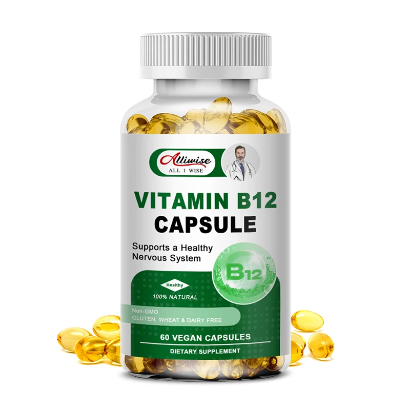 

Mulittea Vitamin B12 Capsules 500 Mcg Nervous System Health Support Energy Production and Metabolism & Blood Cell Immune System