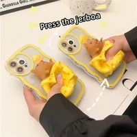 funny funny decompression kneading cheese mouse suitable for iphone13promax xsmax xr 12pro all inclusive fall protection case