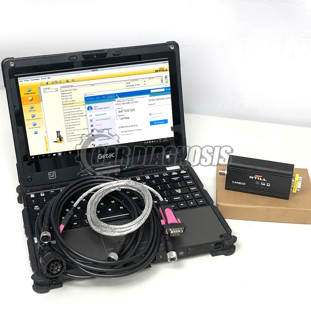 Фото Ноутбук v110 для STILL CANBOX USB (OEM) 50983605400, интерфейс CANBOX для погрузчиков с программным обеспечением STED V8.21 №2