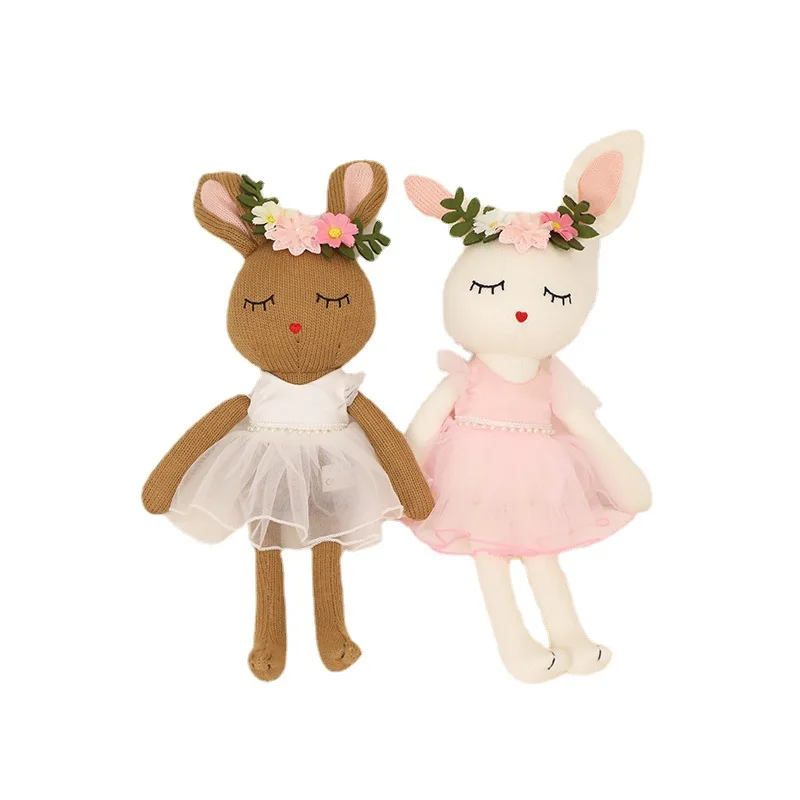 45 см вязанная плюшевая игрушка для девочки комфортный игровой домик шерсть