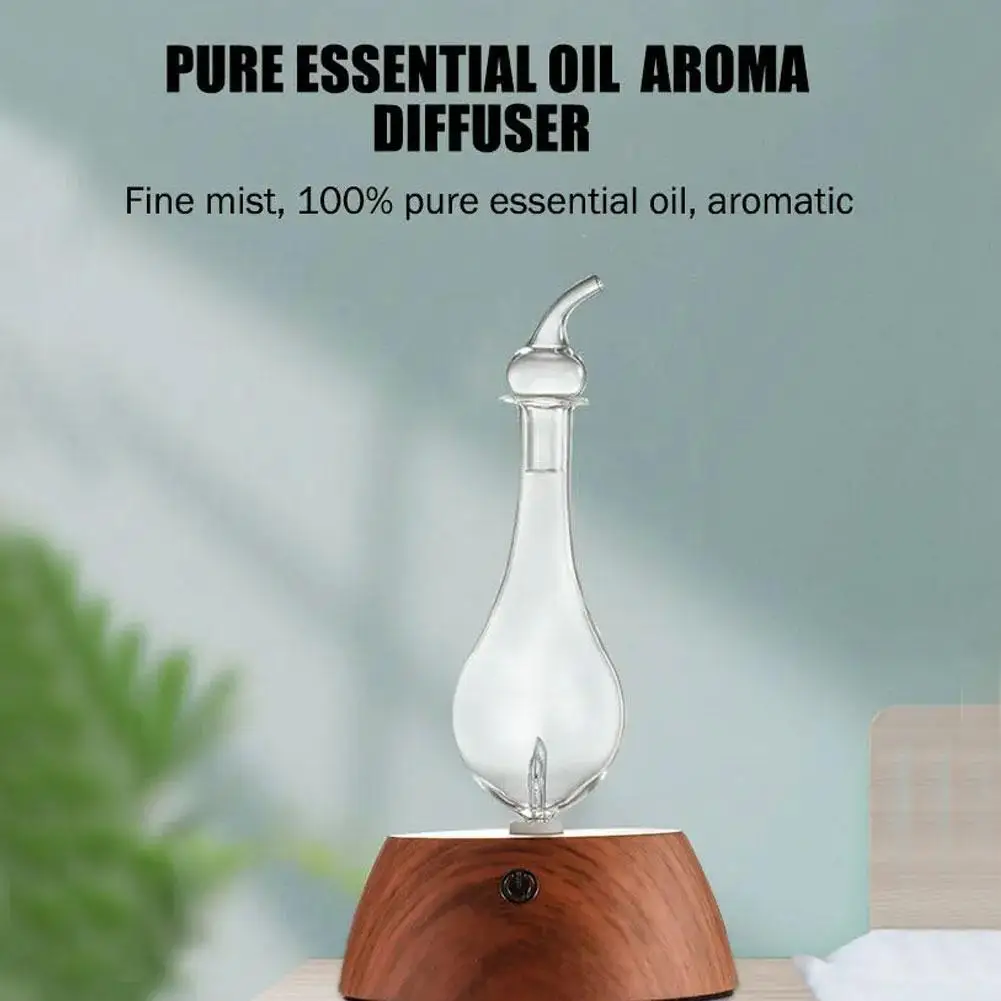 

50ml Mini Pure Essential Oil Aromatherapy Diffuser With Light Machine 100-240v Night Colorful Humidifier Aroma Nebulizing N5i7