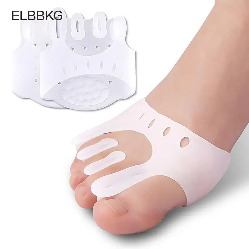 

Toe Separator Hallux Valgus Corrector Finger Bunion Orthotics 1Pair Protector Overlapping Forefoot Pad Foot Care Pedicure