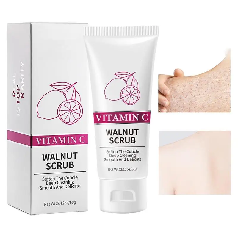 

Body Scrub Skin Smooth Softens Cuticles Body Exfoliator Moisturizing Exfoliator Body Skin Care For Men Women 60ml