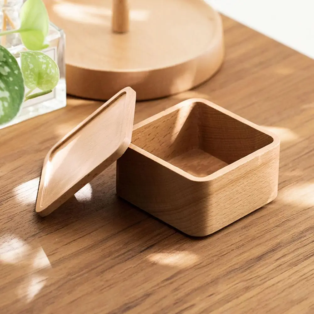 

Storage Holder Useful Decorative Box with Lid Undeformable Charming Storage Organizer
