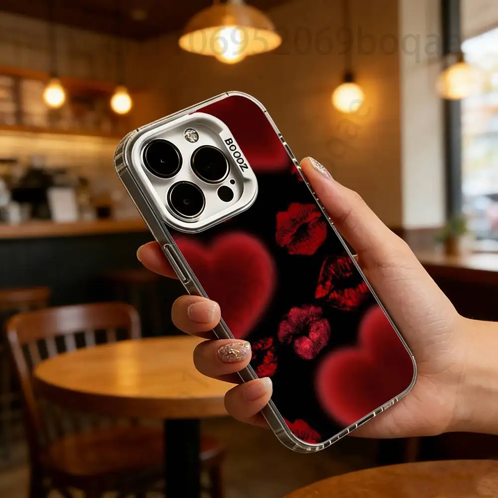 Фото Противоударный чехол Sweetie Lip Mark для iPhone 17, 16, 15, 14, 13, 12, 11 Pro Max, Plus, 16E, X, XR, XS Max, с полной защитой №2