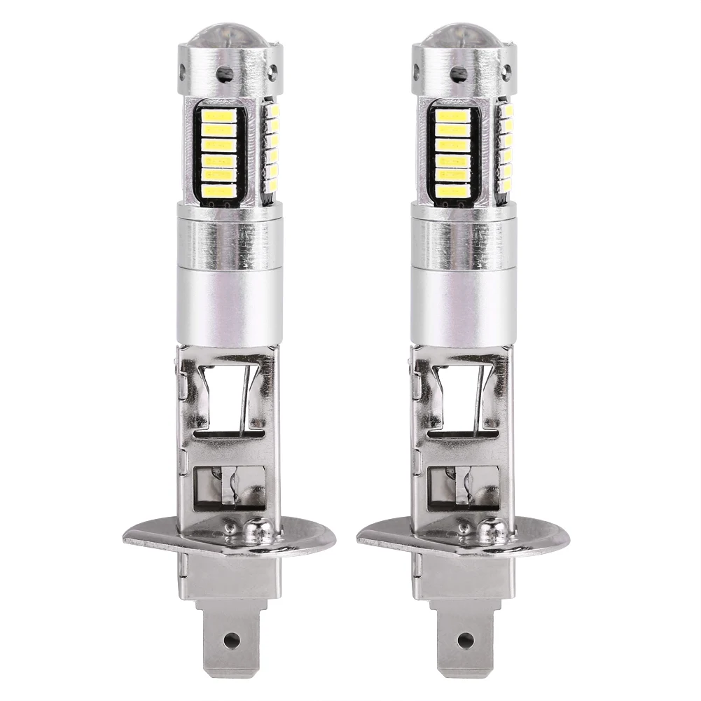 

1 пара, Автомобильные светодиодные лампы 12 В H1 4014 30SMD 6500K