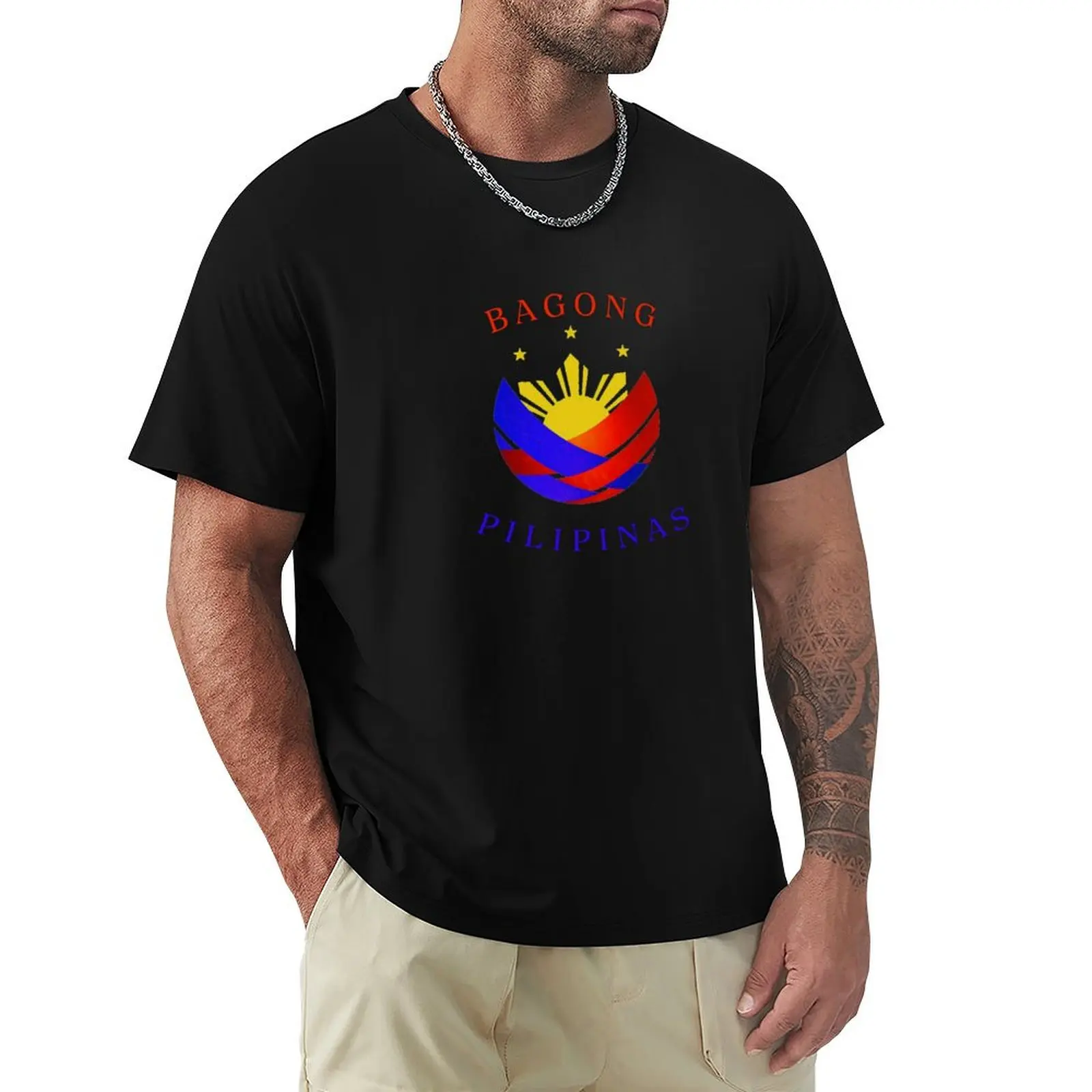 Фото Футболка Bagong Pilipinas Festival, повседневная, с коротким рукавом №1