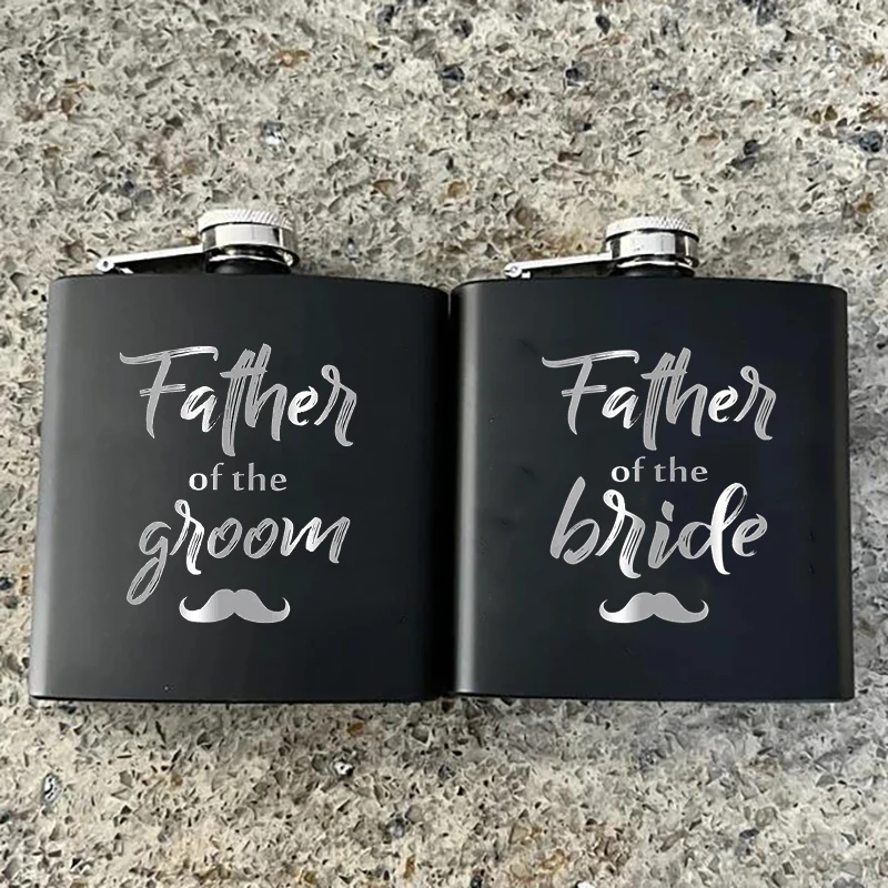 

Father of the bride Groomsman Best Man Flask Groom to be Wedding engagement bachelor party bridal shower Proposal gift present