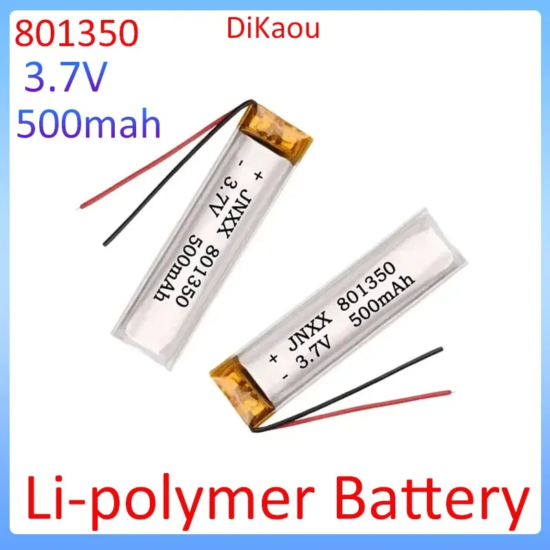 1-20 шт. перезаряжаемая литий-полимерная щетка для MP3GPS 3 7 в 500 мАч 801350 электрическая
