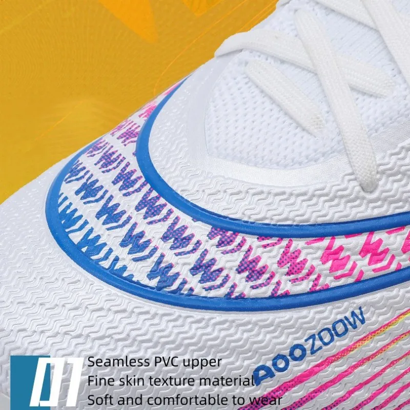 Teenager Professional Football Shoes TF/FG Shock Absorption Anti-Skid Football Boot Children's Outdoor Sports Training Shoes
