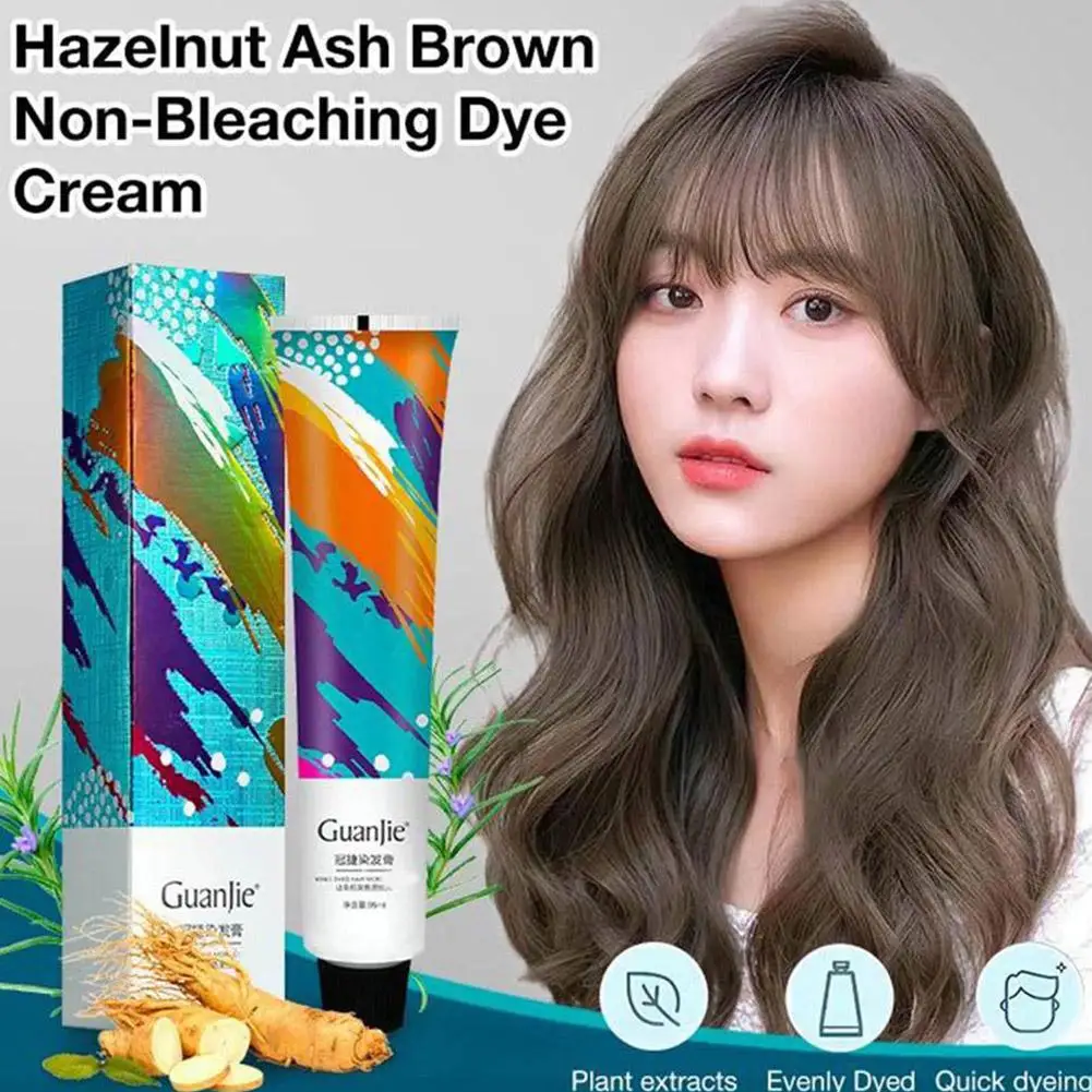 Растительная краска для волос с Лесным Орехом пепепельно-коричневый