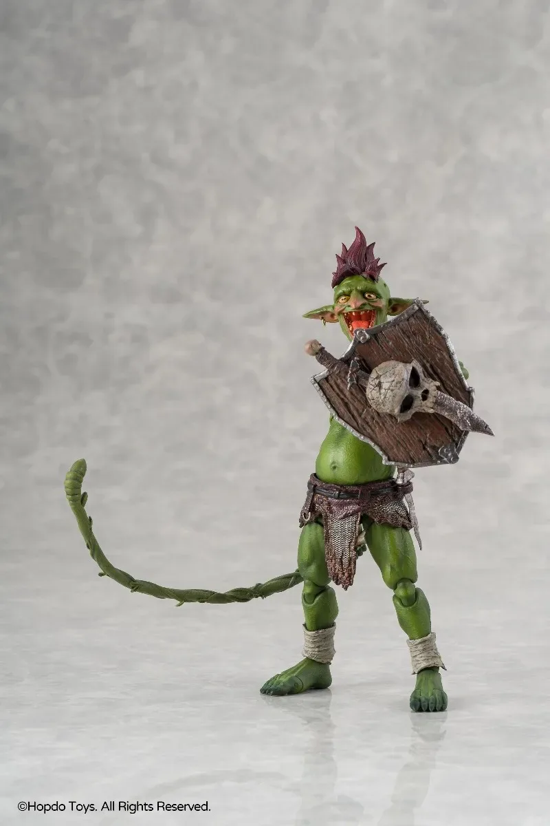 Фото В наличии! Новинка! Ограниченная серия! Фигурка HopDo Toys Mohawk Goblin 1/12. Идеально для подарка. Уродливая и откровенная. №3