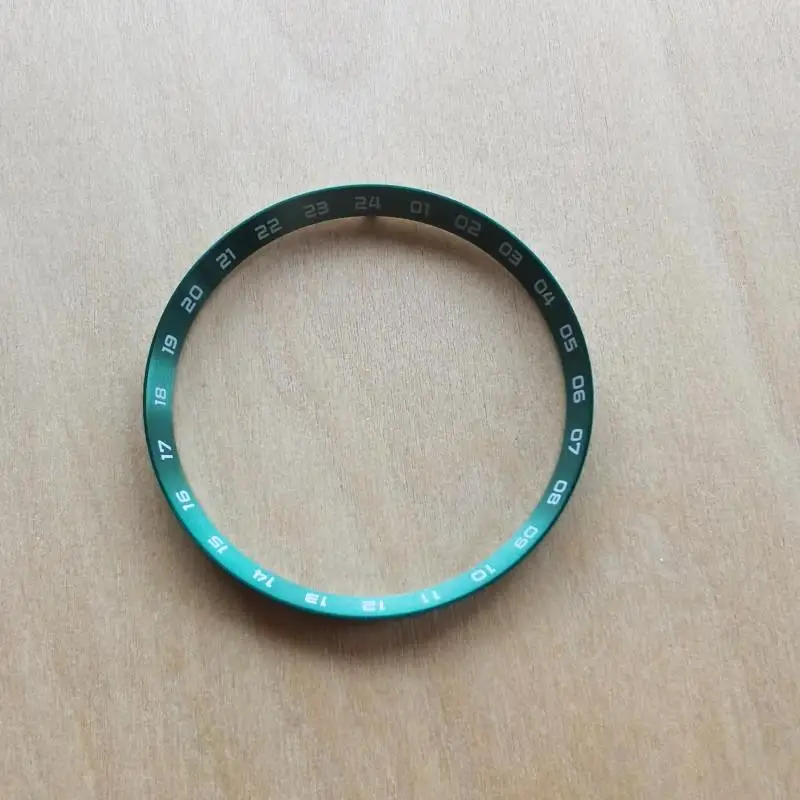 Mod Watch Accessories 30.5mm SKX007 Chapter Ring 24 Hours Index Fit For SKX007 NH35 NH36 Movement Diving Watch