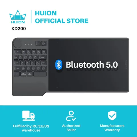 HUION Inspiroy Keydial KD200 Цифровой планшет