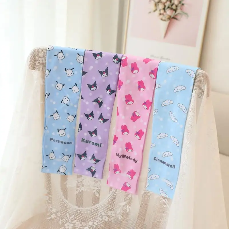 

Sanrio солнцезащитный рукав Kuromi милый аниме ледяной рукав для вождения спорта на открытом воздухе защитные устройства для рук Солнцезащитная УФ-защита Игрушки для девочек подарок