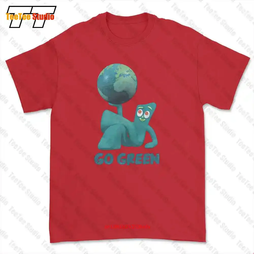 Gumby Go Green Logo T-shirt Tee S9U5