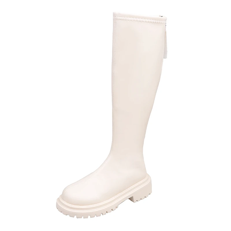 Женские ботинки на платформе 2021 зимняя готическая обувь длинные сапоги женские