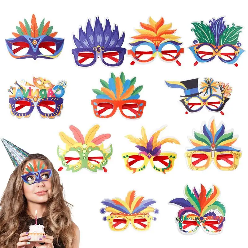 

Funny Party Glasses For Adults 12 Pieces Party Glasses For Adults And Kids Novelty Eyeglasses Accessories For Birthdays Carnival
