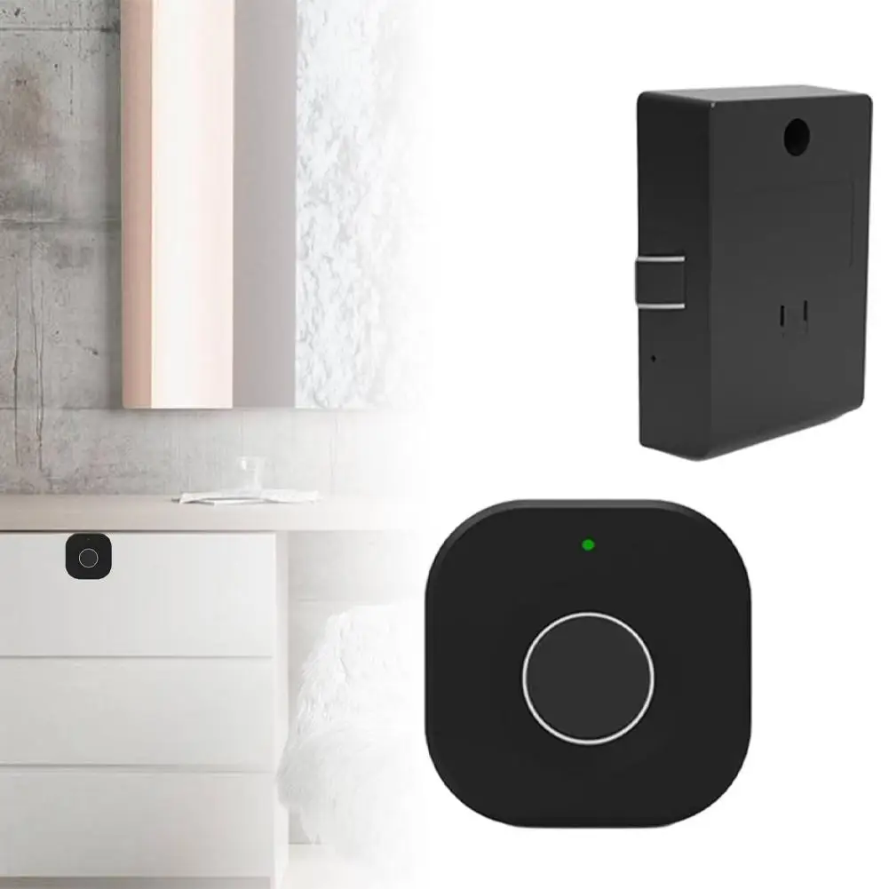 

Smart Home Biometric Fingerprint Lock Hidden Drawer Privacy Protection Electronic Keyless Residential File Storage Security T4I0