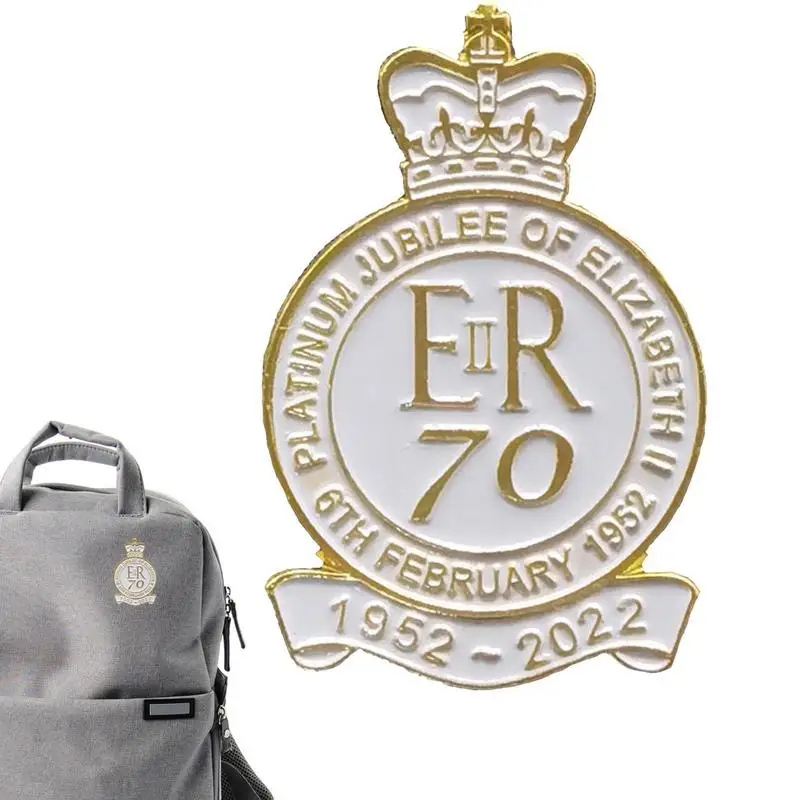 

British Queen Elizabeth II Memorial Brooch Elizabeth II Queen Brooch Souvenir Button Pin Badge Queen Elizabeth II Pin Badge