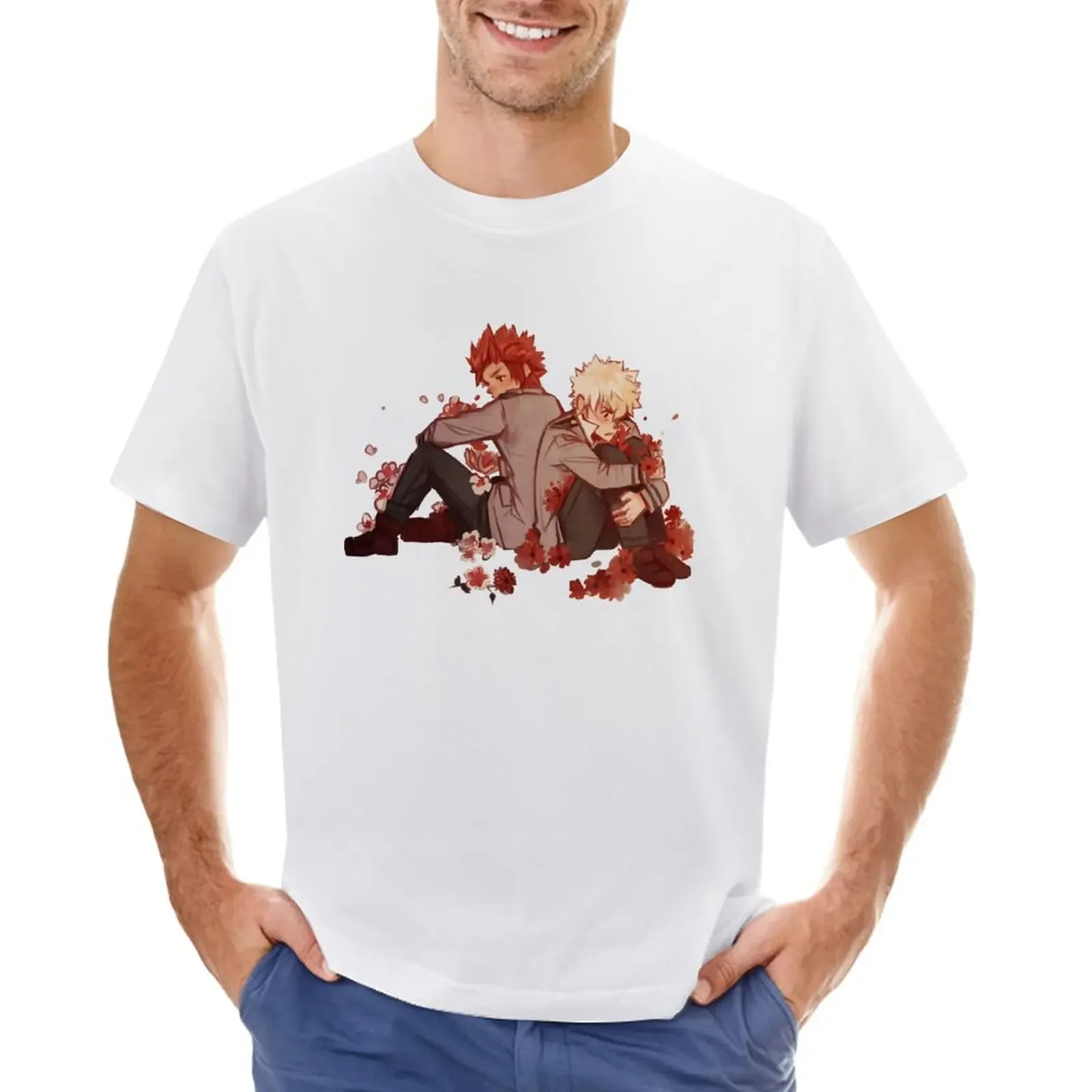 Футболка Hanahaki аниме спортивные футболки для фанатов Мужская упаковка