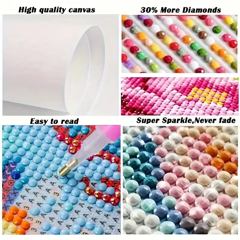 Фото Новые 5D Diy алмазные картины 30x40 см мозаика настенная алмазная живопись наборы вышивка полный кристалл аксессуары новинка 2025 краска №5